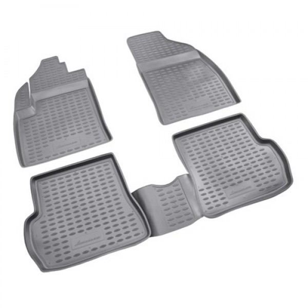 3D Patosnice FORD Fiesta, 2008-2017, set 4 kom. (4 kopče)